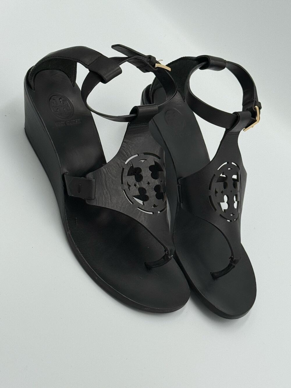 Tory Burch Wedge Between the Toe Sandal 6.5